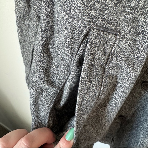 Grayers Men’s Gray Shirt Jacket Size Large 100% Cotton Outdoor Pockets Cold - Picture 5 of 9